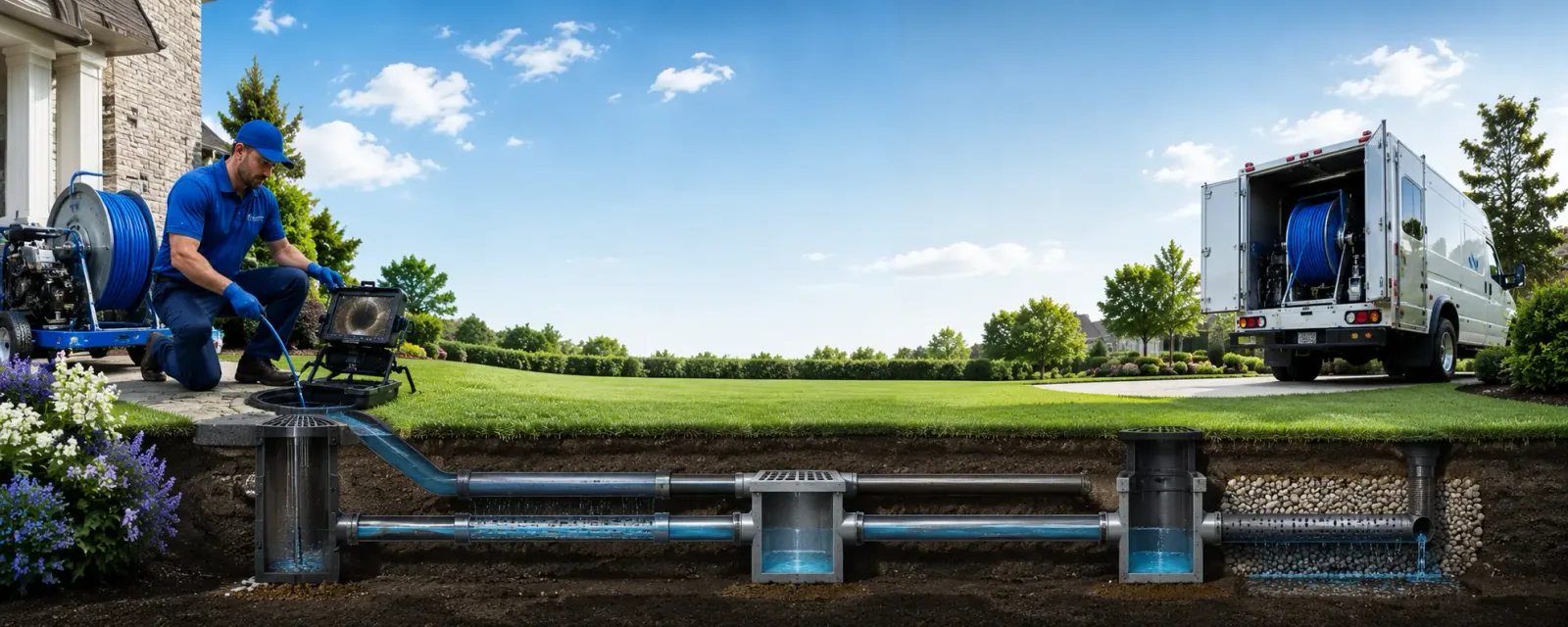 Outdoor drain cleaning information for Hamptonville, NC